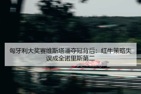 匈牙利大奖赛维斯塔潘夺冠背后：红牛策略失误成全诺里斯第二